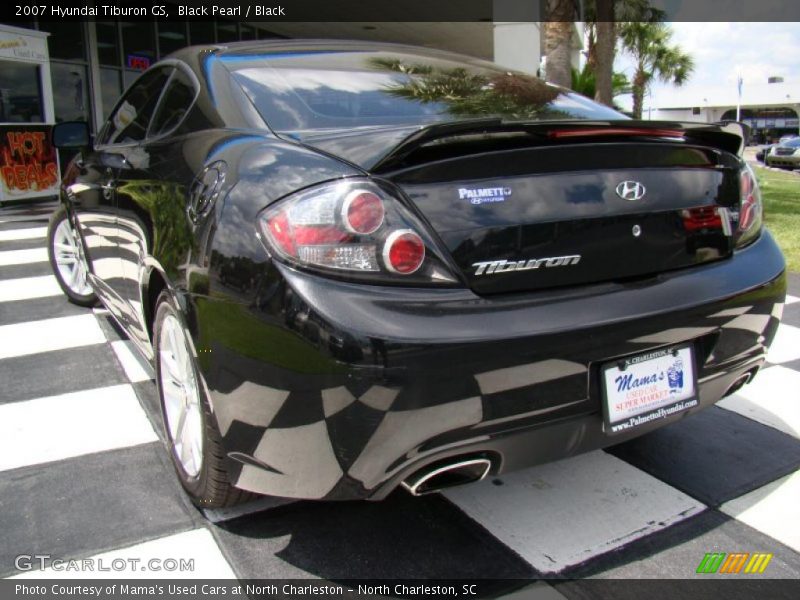 Black Pearl / Black 2007 Hyundai Tiburon GS