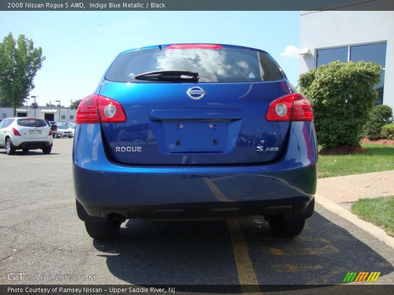 Indigo Blue Metallic / Black 2008 Nissan Rogue S AWD