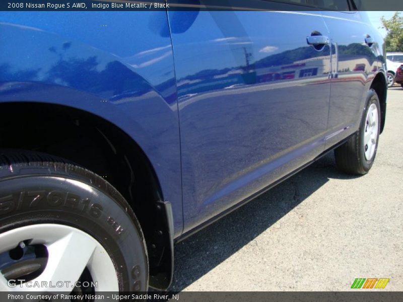 Indigo Blue Metallic / Black 2008 Nissan Rogue S AWD