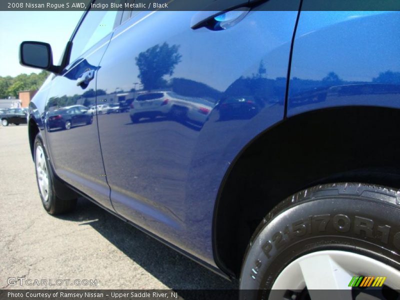 Indigo Blue Metallic / Black 2008 Nissan Rogue S AWD