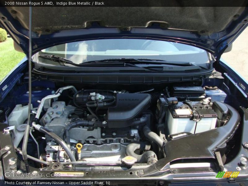 Indigo Blue Metallic / Black 2008 Nissan Rogue S AWD
