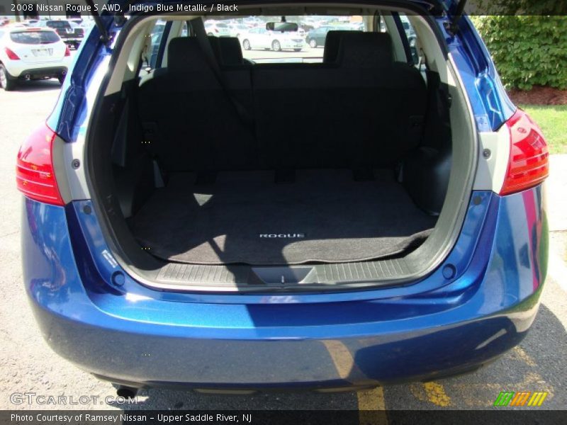 Indigo Blue Metallic / Black 2008 Nissan Rogue S AWD