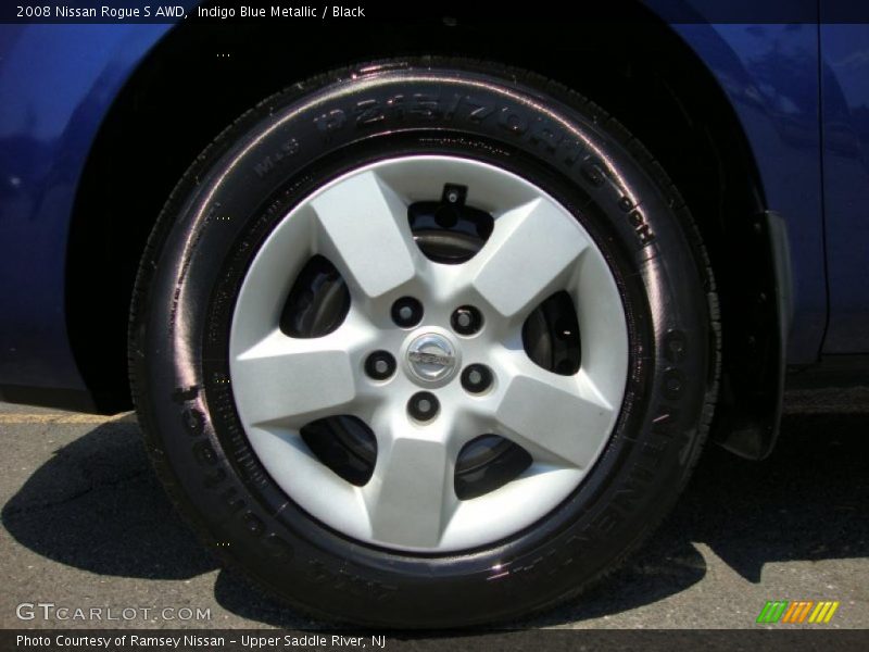 Indigo Blue Metallic / Black 2008 Nissan Rogue S AWD