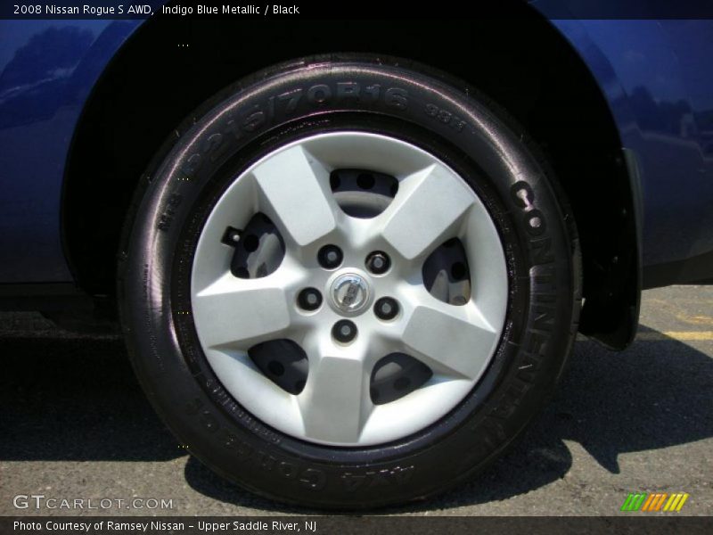 Indigo Blue Metallic / Black 2008 Nissan Rogue S AWD