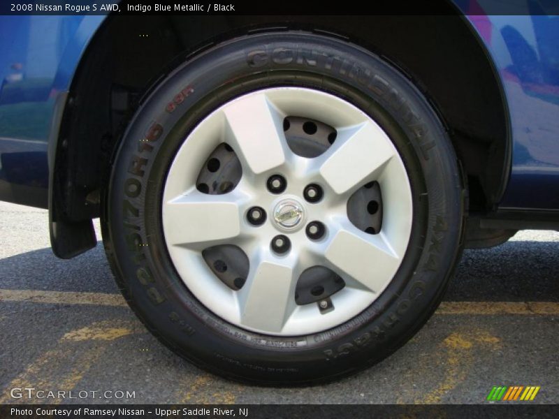 Indigo Blue Metallic / Black 2008 Nissan Rogue S AWD
