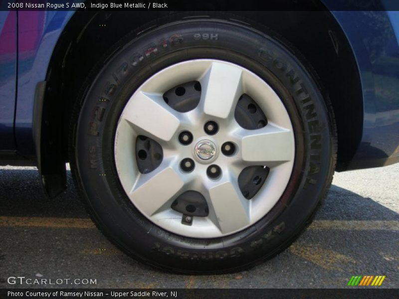Indigo Blue Metallic / Black 2008 Nissan Rogue S AWD