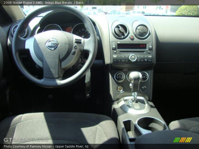 Indigo Blue Metallic / Black 2008 Nissan Rogue S AWD