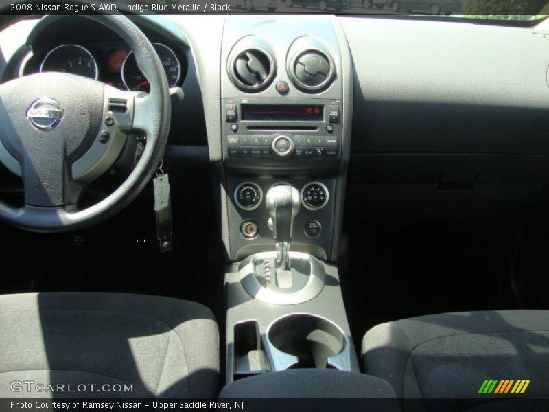 Indigo Blue Metallic / Black 2008 Nissan Rogue S AWD