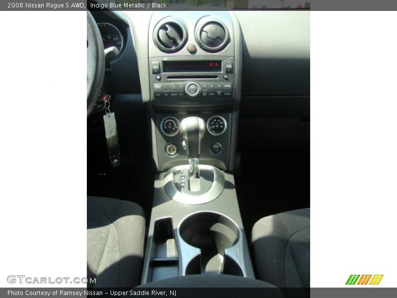 Indigo Blue Metallic / Black 2008 Nissan Rogue S AWD