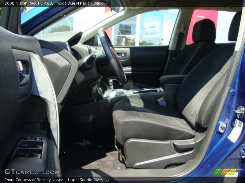Indigo Blue Metallic / Black 2008 Nissan Rogue S AWD
