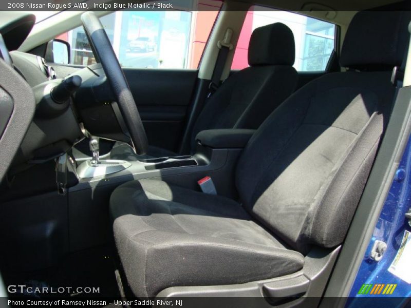 Indigo Blue Metallic / Black 2008 Nissan Rogue S AWD