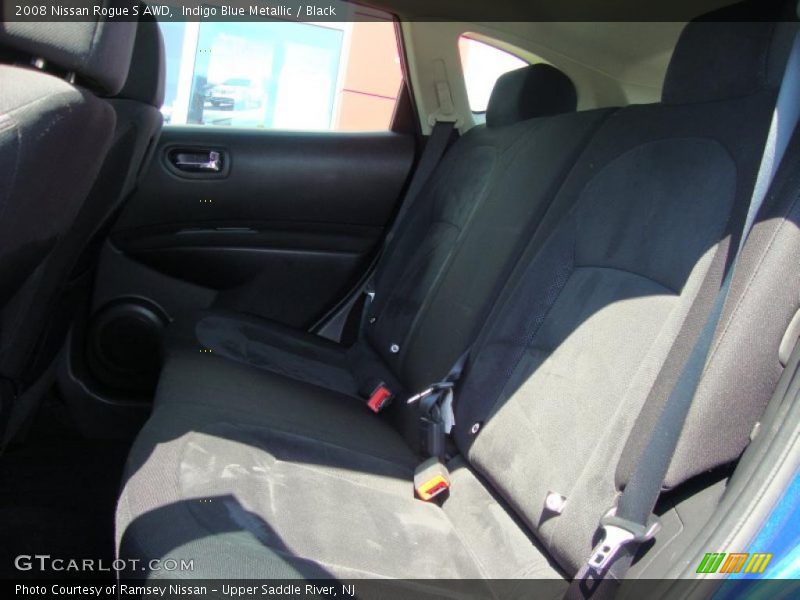 Indigo Blue Metallic / Black 2008 Nissan Rogue S AWD