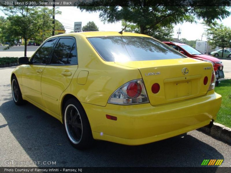 Solar Yellow / Black 2002 Lexus IS 300