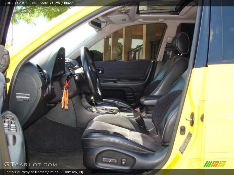 Solar Yellow / Black 2002 Lexus IS 300
