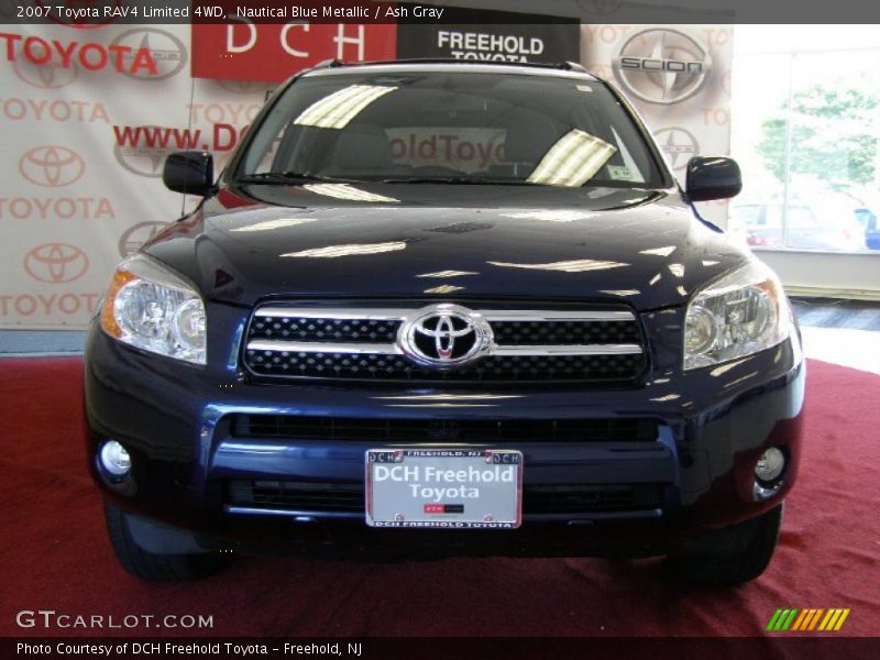 Nautical Blue Metallic / Ash Gray 2007 Toyota RAV4 Limited 4WD