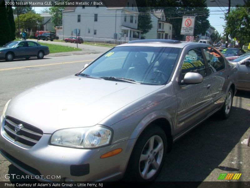 Sunlit Sand Metallic / Black 2000 Nissan Maxima GLE