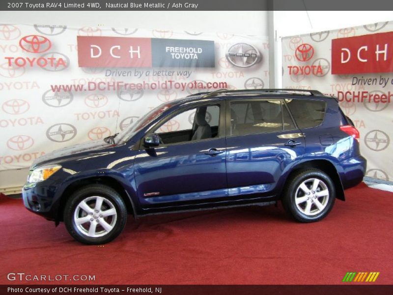 Nautical Blue Metallic / Ash Gray 2007 Toyota RAV4 Limited 4WD