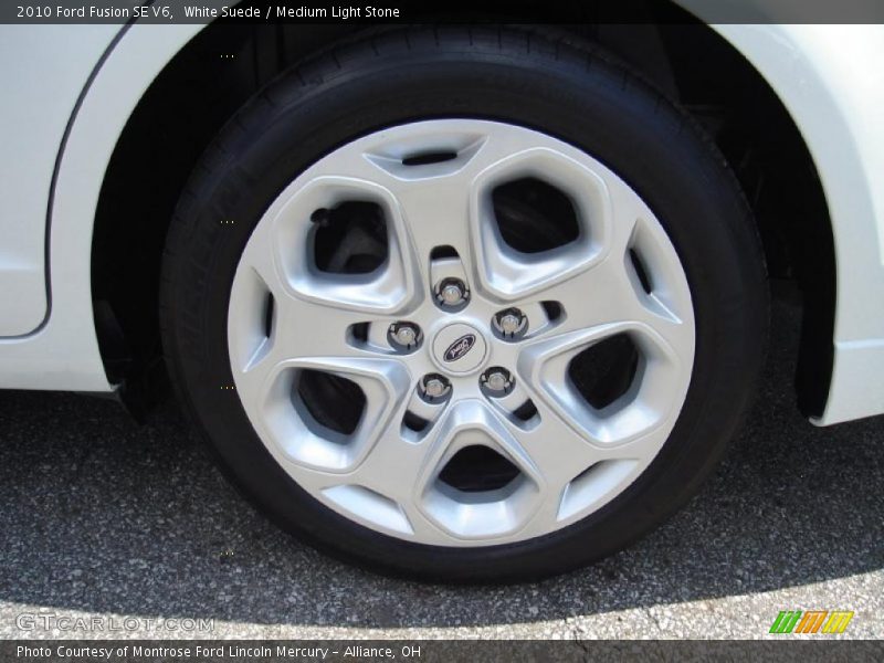 White Suede / Medium Light Stone 2010 Ford Fusion SE V6