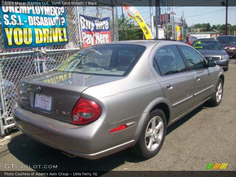 Sunlit Sand Metallic / Black 2000 Nissan Maxima GLE