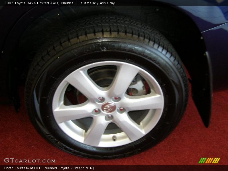 Nautical Blue Metallic / Ash Gray 2007 Toyota RAV4 Limited 4WD