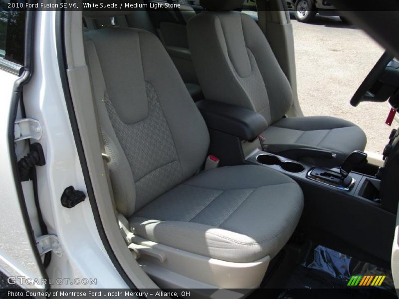 White Suede / Medium Light Stone 2010 Ford Fusion SE V6