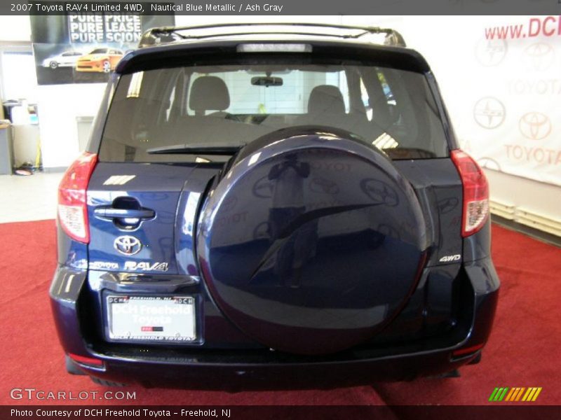 Nautical Blue Metallic / Ash Gray 2007 Toyota RAV4 Limited 4WD