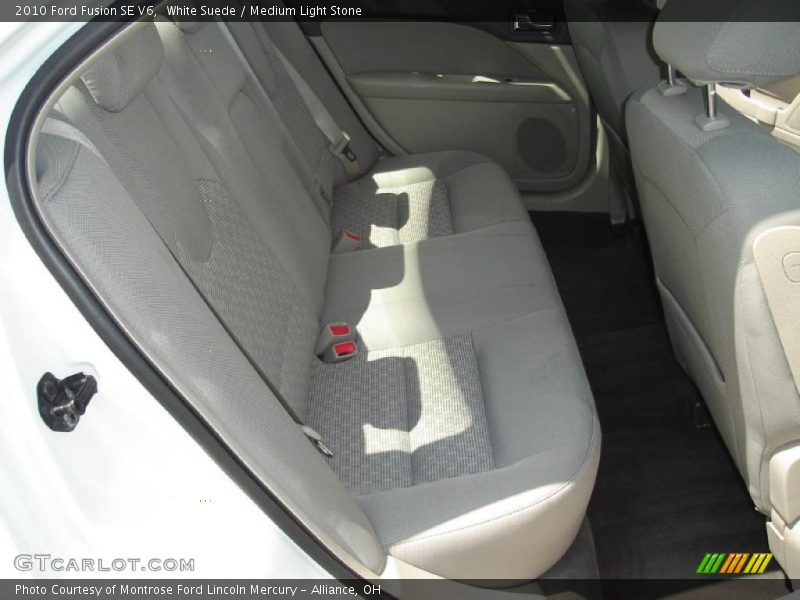 White Suede / Medium Light Stone 2010 Ford Fusion SE V6