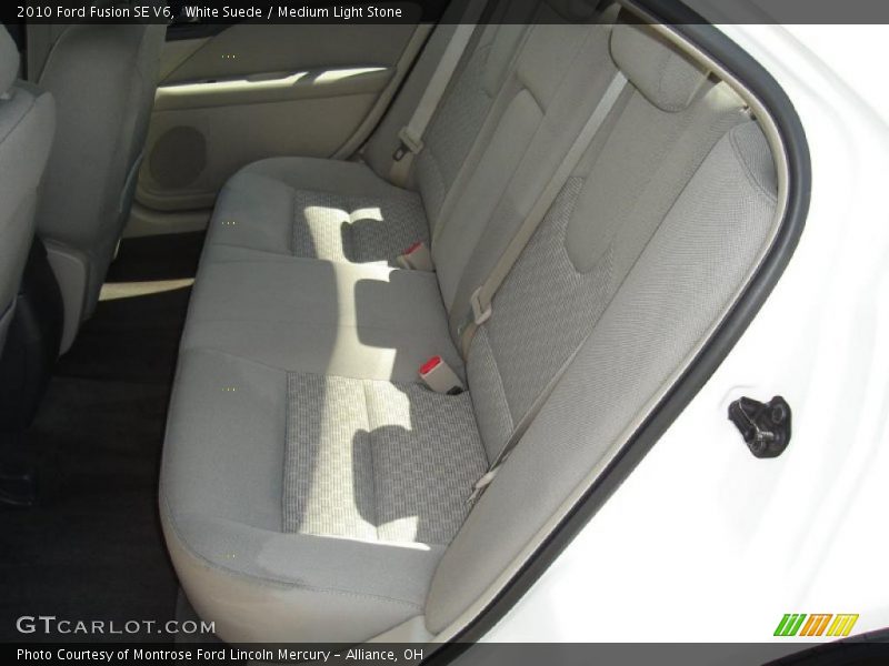 White Suede / Medium Light Stone 2010 Ford Fusion SE V6