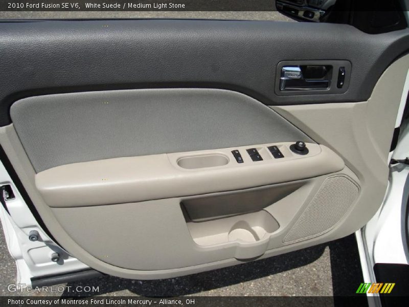 White Suede / Medium Light Stone 2010 Ford Fusion SE V6
