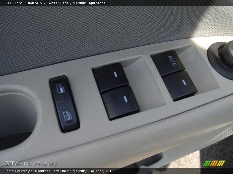 White Suede / Medium Light Stone 2010 Ford Fusion SE V6