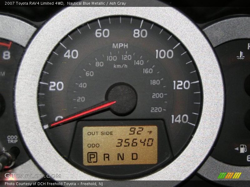 Nautical Blue Metallic / Ash Gray 2007 Toyota RAV4 Limited 4WD