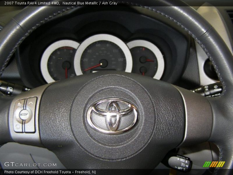 Nautical Blue Metallic / Ash Gray 2007 Toyota RAV4 Limited 4WD