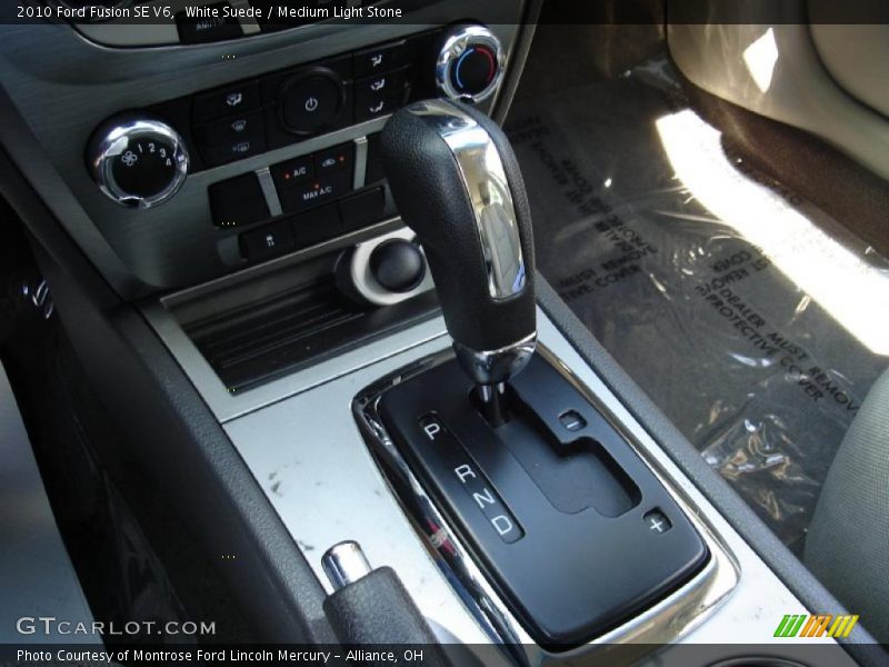 White Suede / Medium Light Stone 2010 Ford Fusion SE V6