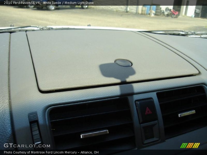White Suede / Medium Light Stone 2010 Ford Fusion SE V6
