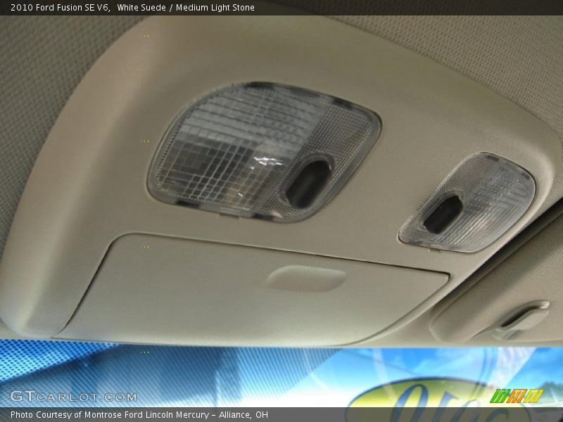 White Suede / Medium Light Stone 2010 Ford Fusion SE V6