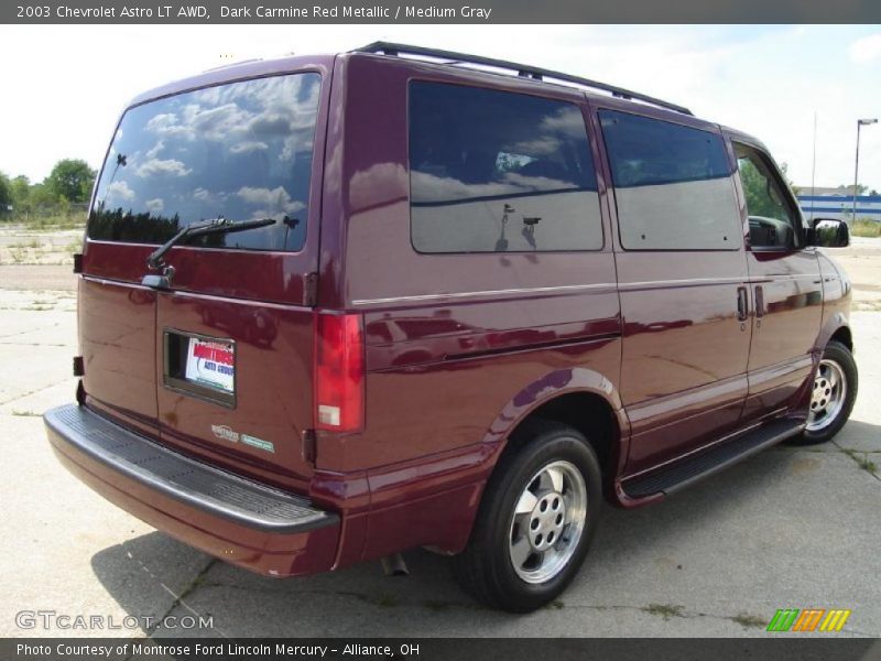 Dark Carmine Red Metallic / Medium Gray 2003 Chevrolet Astro LT AWD