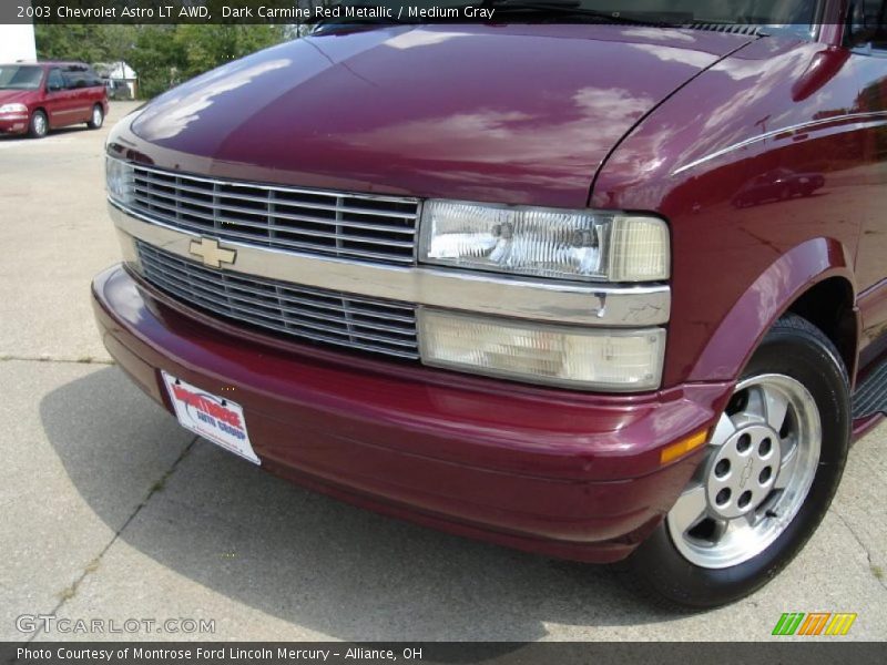 Dark Carmine Red Metallic / Medium Gray 2003 Chevrolet Astro LT AWD