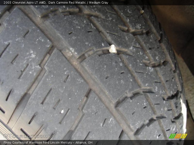 Dark Carmine Red Metallic / Medium Gray 2003 Chevrolet Astro LT AWD