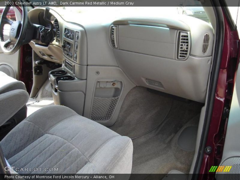 Dark Carmine Red Metallic / Medium Gray 2003 Chevrolet Astro LT AWD