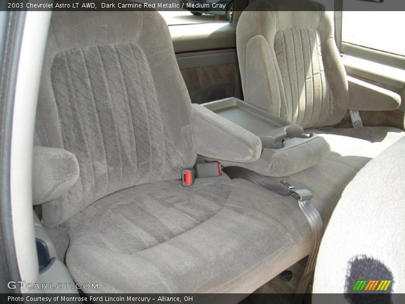 Dark Carmine Red Metallic / Medium Gray 2003 Chevrolet Astro LT AWD