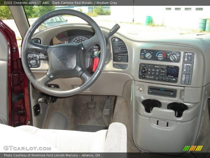 Dark Carmine Red Metallic / Medium Gray 2003 Chevrolet Astro LT AWD