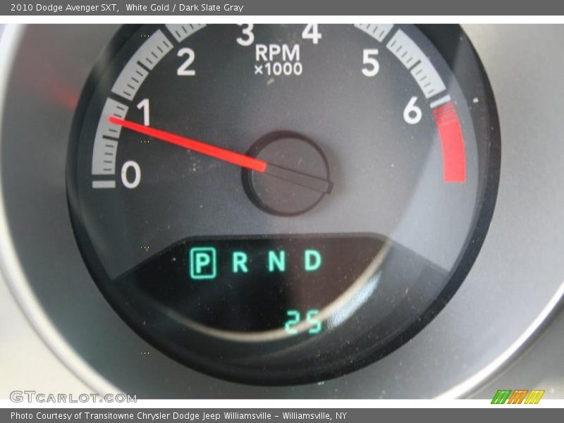 White Gold / Dark Slate Gray 2010 Dodge Avenger SXT