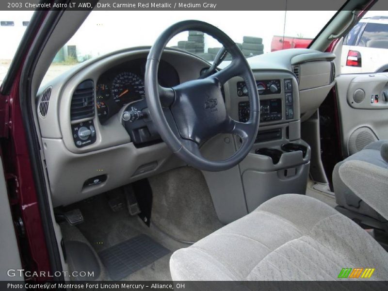 Dark Carmine Red Metallic / Medium Gray 2003 Chevrolet Astro LT AWD