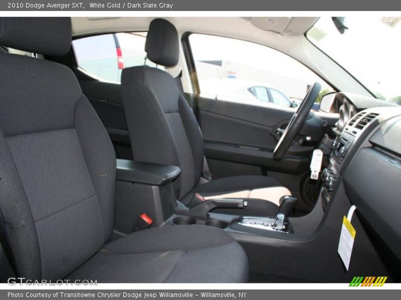 White Gold / Dark Slate Gray 2010 Dodge Avenger SXT