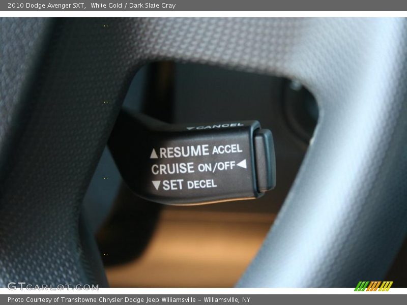 White Gold / Dark Slate Gray 2010 Dodge Avenger SXT