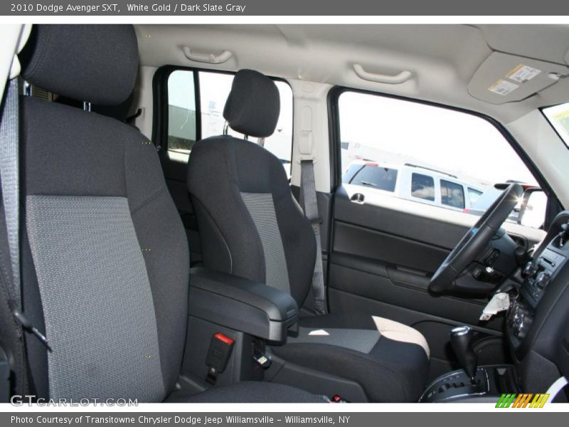 White Gold / Dark Slate Gray 2010 Dodge Avenger SXT