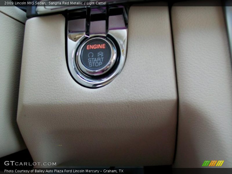 Sangria Red Metallic / Light Camel 2009 Lincoln MKS Sedan