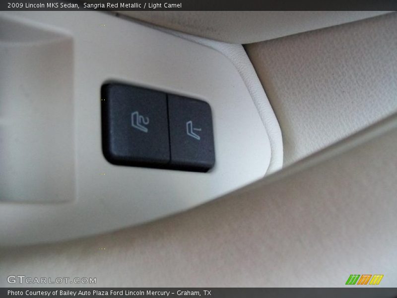 Sangria Red Metallic / Light Camel 2009 Lincoln MKS Sedan