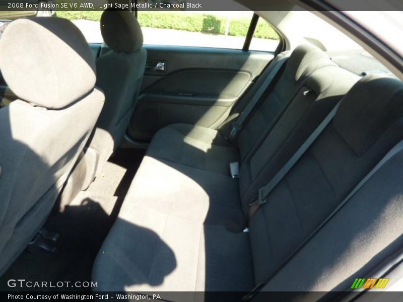 Light Sage Metallic / Charcoal Black 2008 Ford Fusion SE V6 AWD