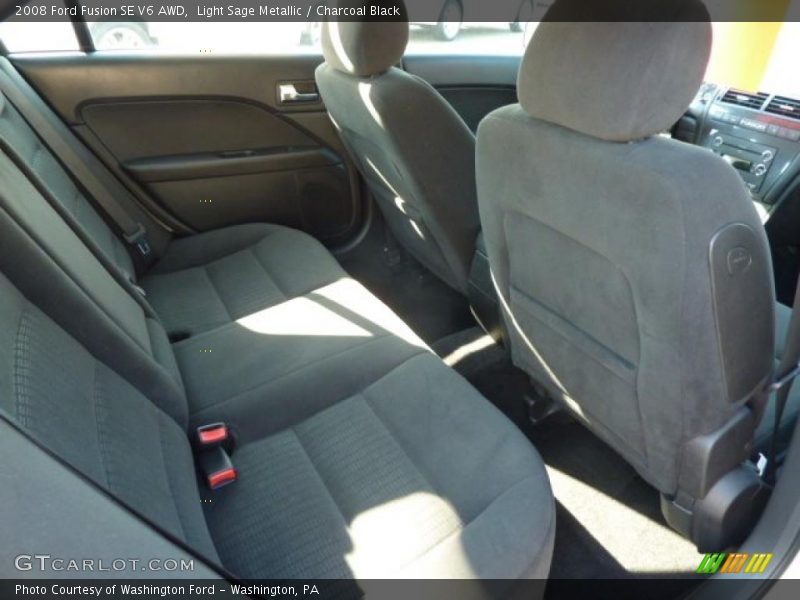 Light Sage Metallic / Charcoal Black 2008 Ford Fusion SE V6 AWD